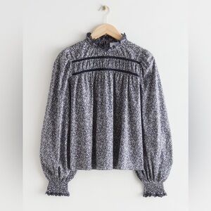 & OTHER STORIES Long Sleeve Floral Blouse - 0
